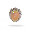 Australian Yellow Opal Ring